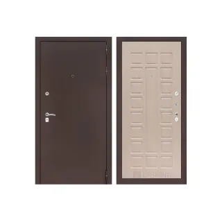 Входная дверь CLASSIC антик медный 04 Беленый дуб